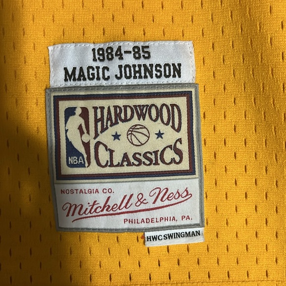 LA lakers Magic Johnson 1985-1985 jersey - Picture 2 of 4